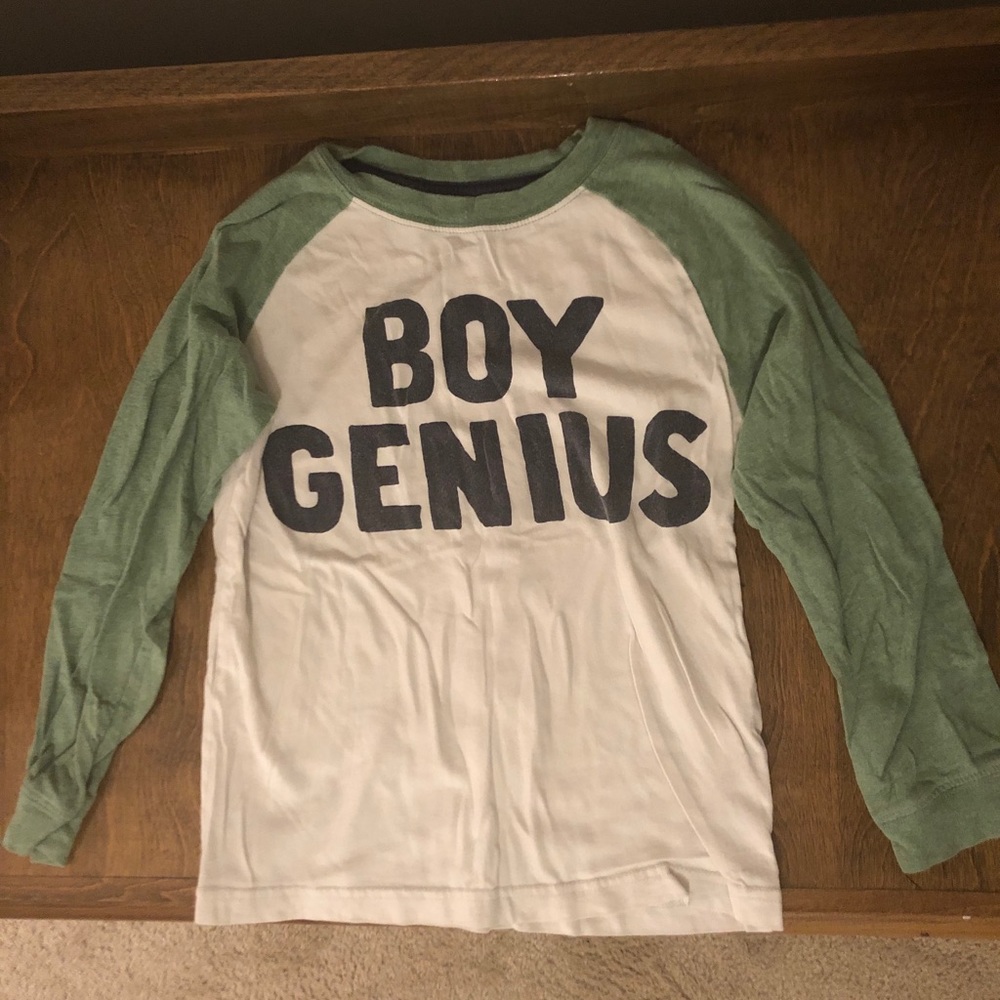 Boys’ “Boy Genius” long-sleeved t-shirt